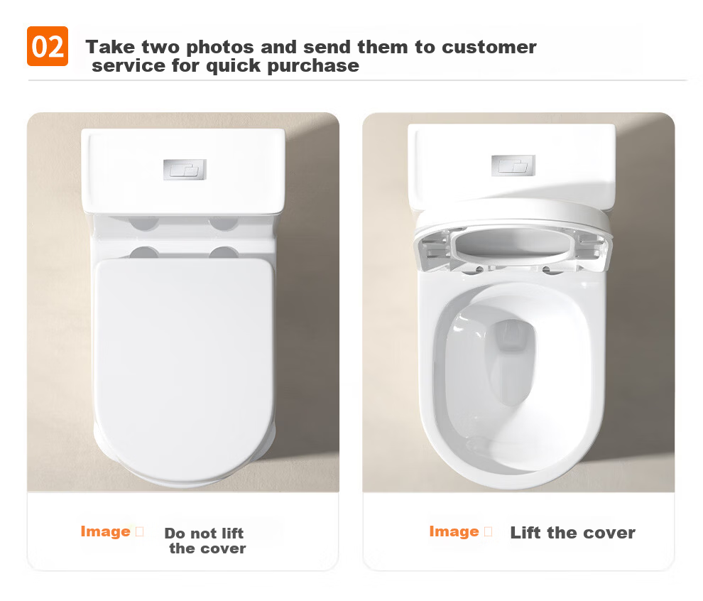 Songjing Universal Thickened Toilet Seat Cover Household Anti-Break Old-Style Flush Toilet Seat Ring Accessory Silent Lid 5