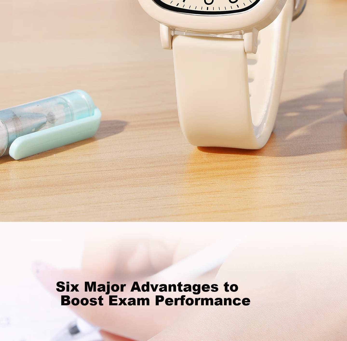 Bausch & Lomb Silent Quartz Exam Watch for Female Middle and High School Students, Time-Only, Gift for Girls 4