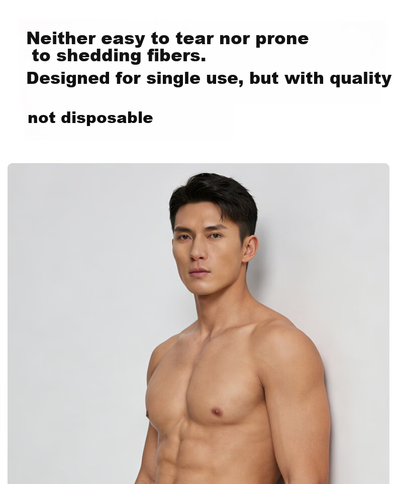 GNJ Men's Disposable Cotton Boxer Briefs Travel Portable EO Sterilized Wash-Free Individually Packaged Business Trip 7