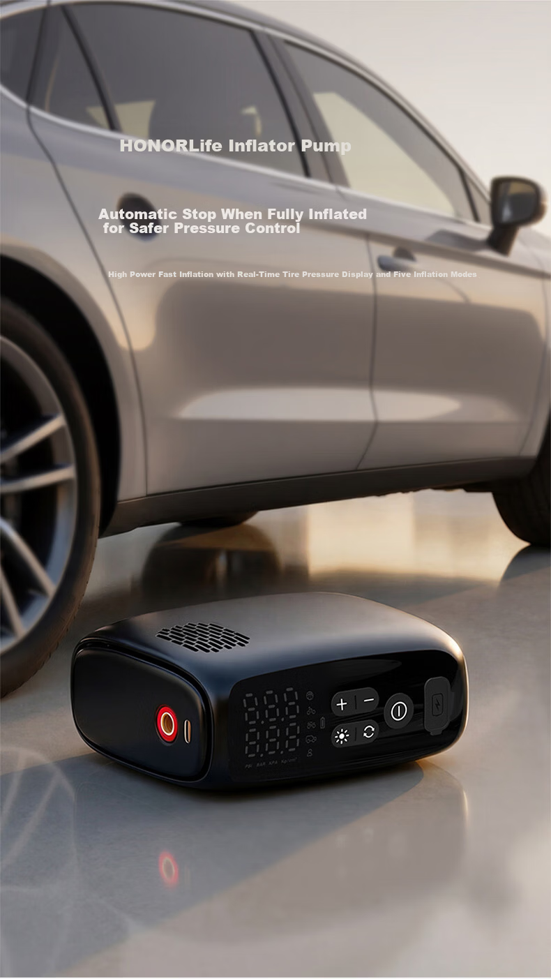 Honor Car Air Pump Portable Wireless Inflator for Car and Bicycle Tires 1