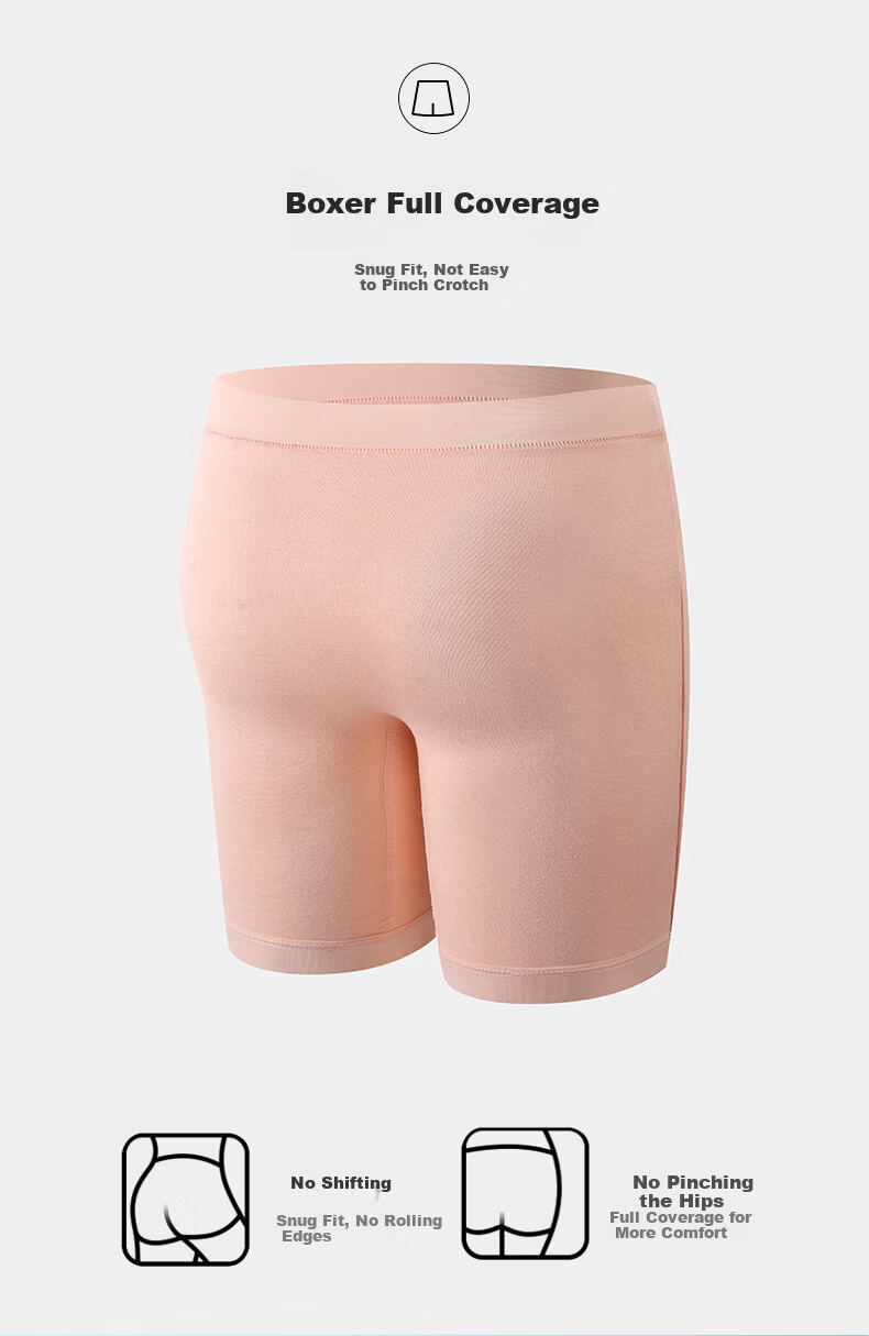 Miiow Kids Safety Shorts 3-Pack Girls Silk Gusset Three-in-One Anti-Exposure Boxer Briefs 11