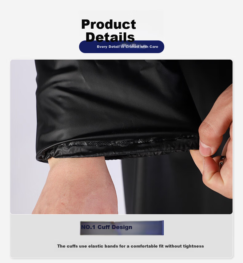 BAIGE Waterproof Apron Thickened Oil-Resistant Acid-Base Resistant PVC Double-Layer Composite Black and Red Sleeveless CW211492 5