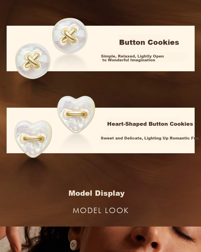 HEFANG Mother-of-Pearl Button Clavicle Necklace Luxury High-End Jewelry [Birthday Gift for Girlfriend Wife] 4