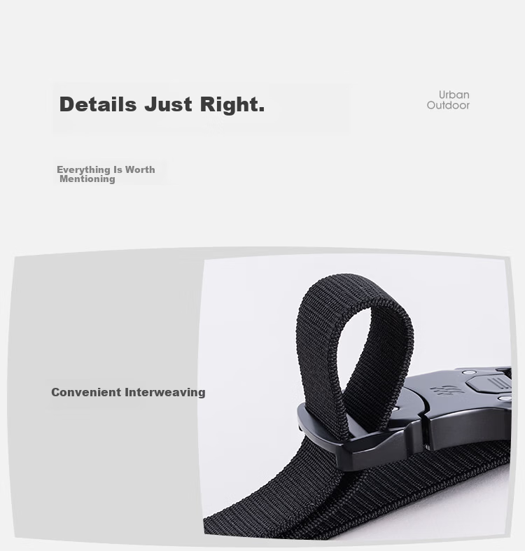 HLA Men's Tactical Buckle Belt Versatile Fashion Waistband Anniversary Birthday Gift for Boyfriend Gift Box Set 14