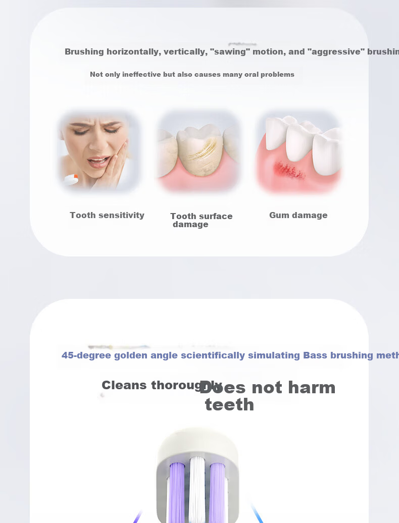 Leng Suan Ling [Wu Lei Recommended] S800 Sonic Vibration Electric Toothbrush Adult/Student Birthday Gift Couple Gift for Him/Her 3