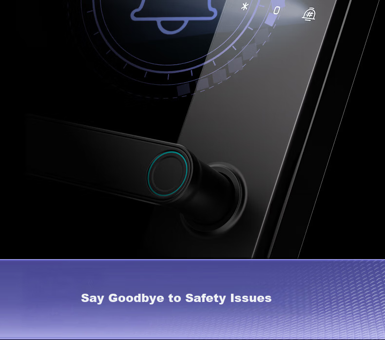 Delixi Electric Password Lock Smart Door Lock Home Fingerprint Lock Self-operated Smart Lock Anti-theft Electronic Entry Door Lock with Installation 16