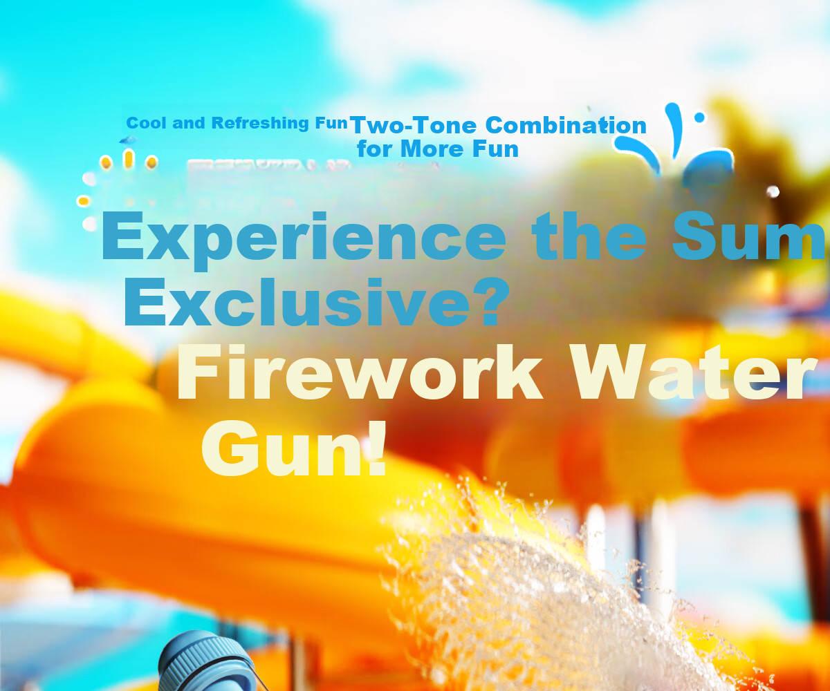 Wild Knight Kids Fireworks Water Gun Pull-Back Spraying Toy Water Play Gun for 3-6 Year Old Boys and Girls Water Battle Cannon 1