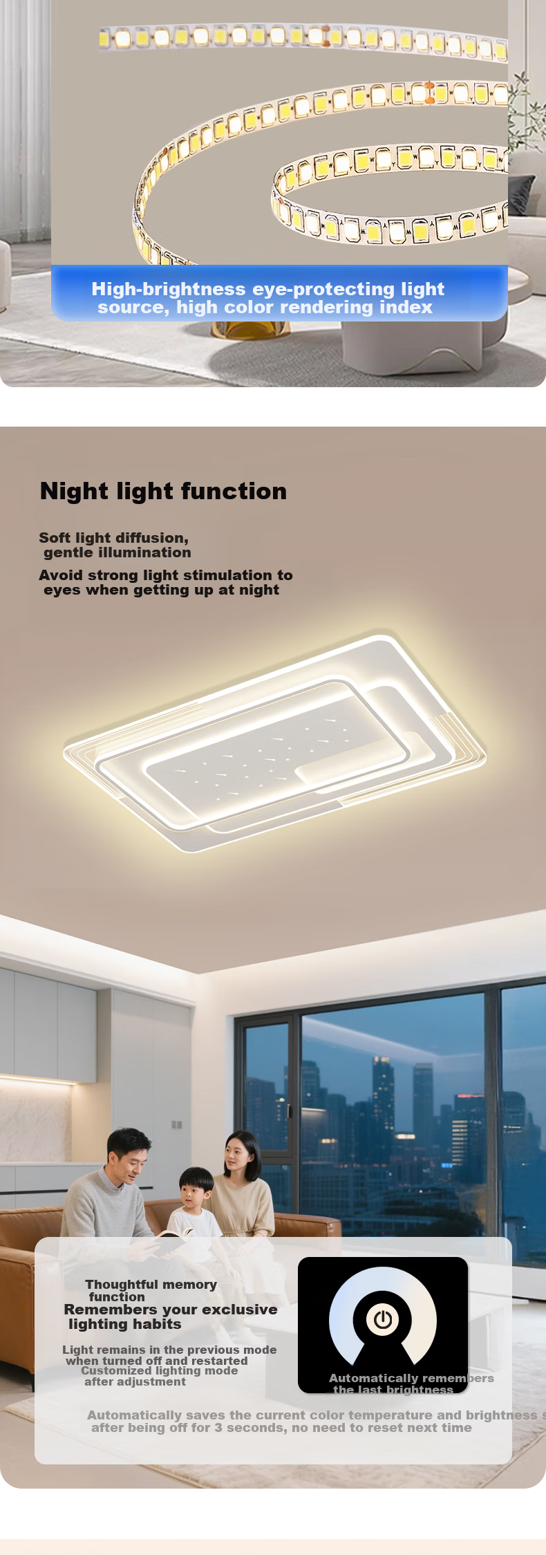HD Full Spectrum LED Ceiling Light Bedroom Lamp Modern Zhongshan Nordic New Model [Installation Included + Old Removal] 4