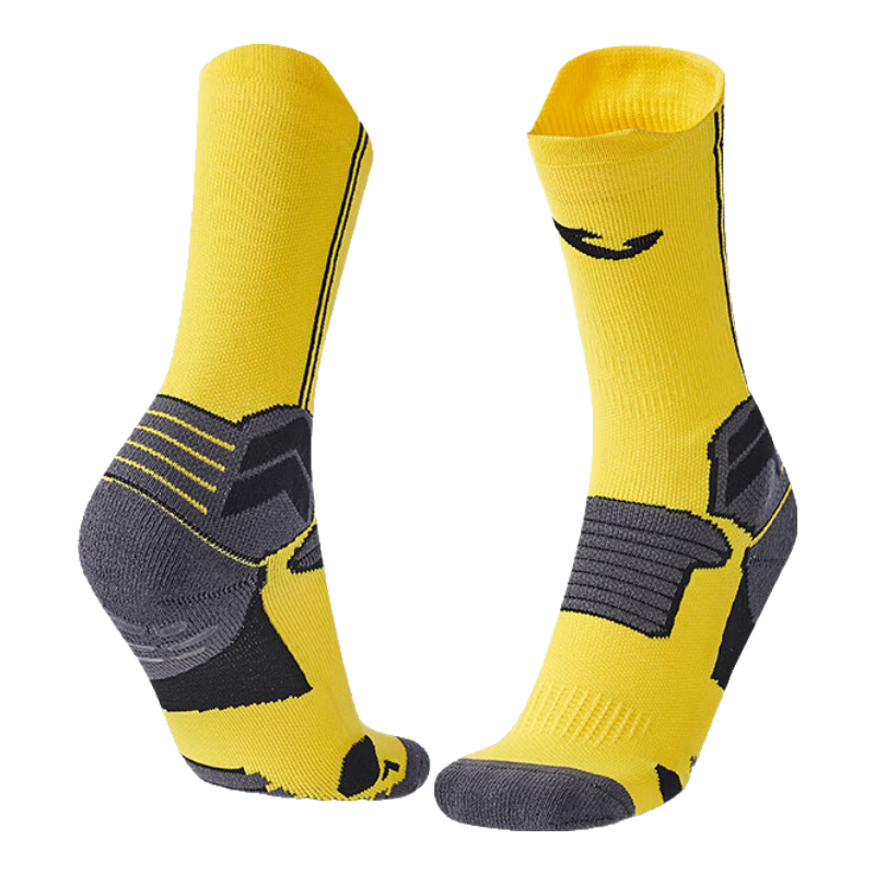 JOMA Mid-Calf Soccer Socks for Adults, Silicone Non-Slip Anti-Fall Towel Bottom Sports Socks, Sweat-Absorbing Breathable Odor-Resistant Football Socks