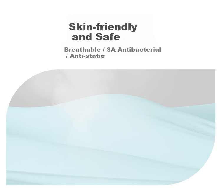JD Jingzao infit Comfort Sleep Pillowcase Ultra-Soft High-Elastic Double-Sided Knit National Standard Class A Antibacterial Multi-Size Adaptable Energy Blue 9