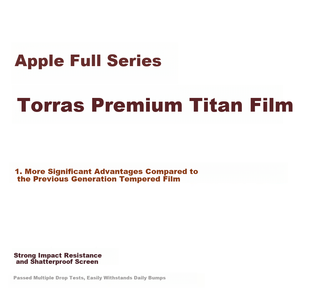 Torras Titan Crystal Diamond Screen Protector [AR Anti-Reflection] for iPhone 16 Pro Max Tempered Glass Film, High-Definition Full Coverage Anti-Fingerprint Phone Screen Protector for Apple 16 Pro Max 1