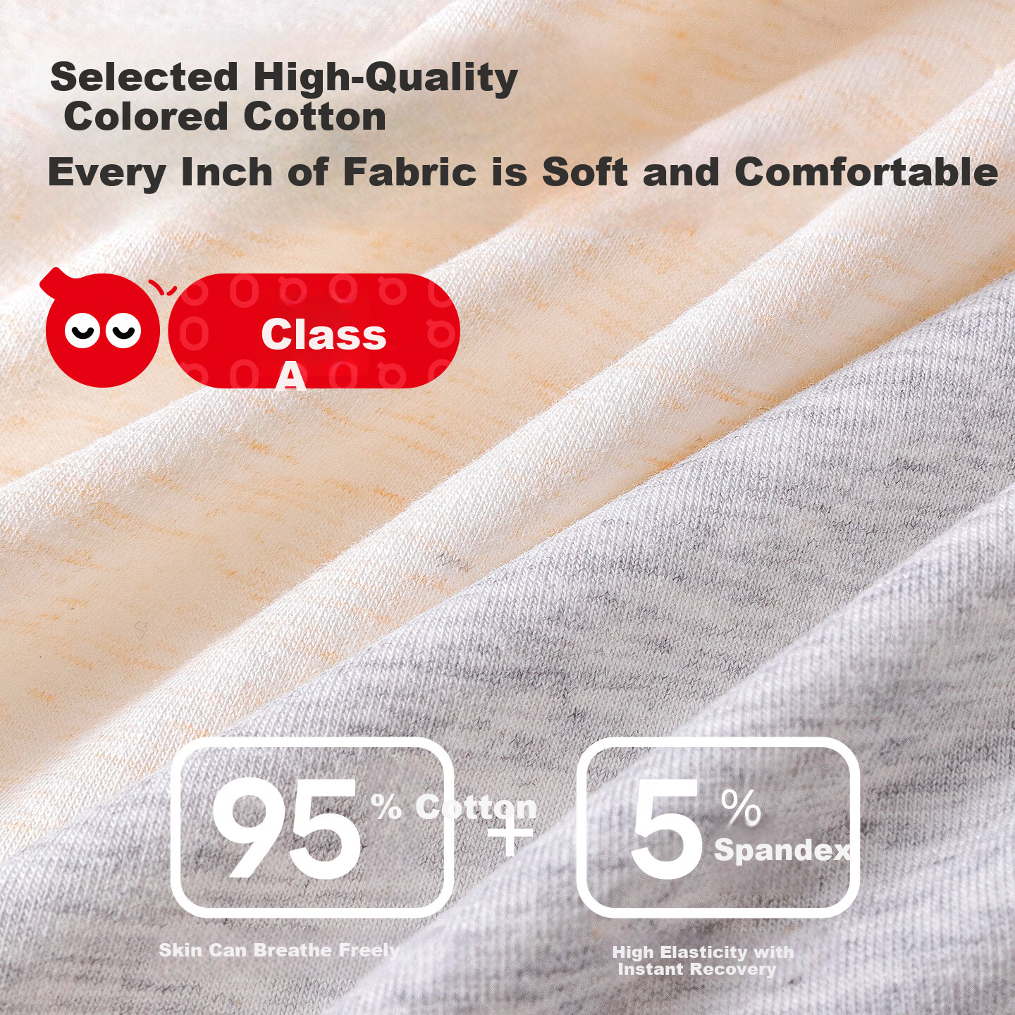 Hodo Girls' Pure Cotton Triangle Underwear Children's Big Girls All Cotton Antibacterial Triangle Shorts 10A