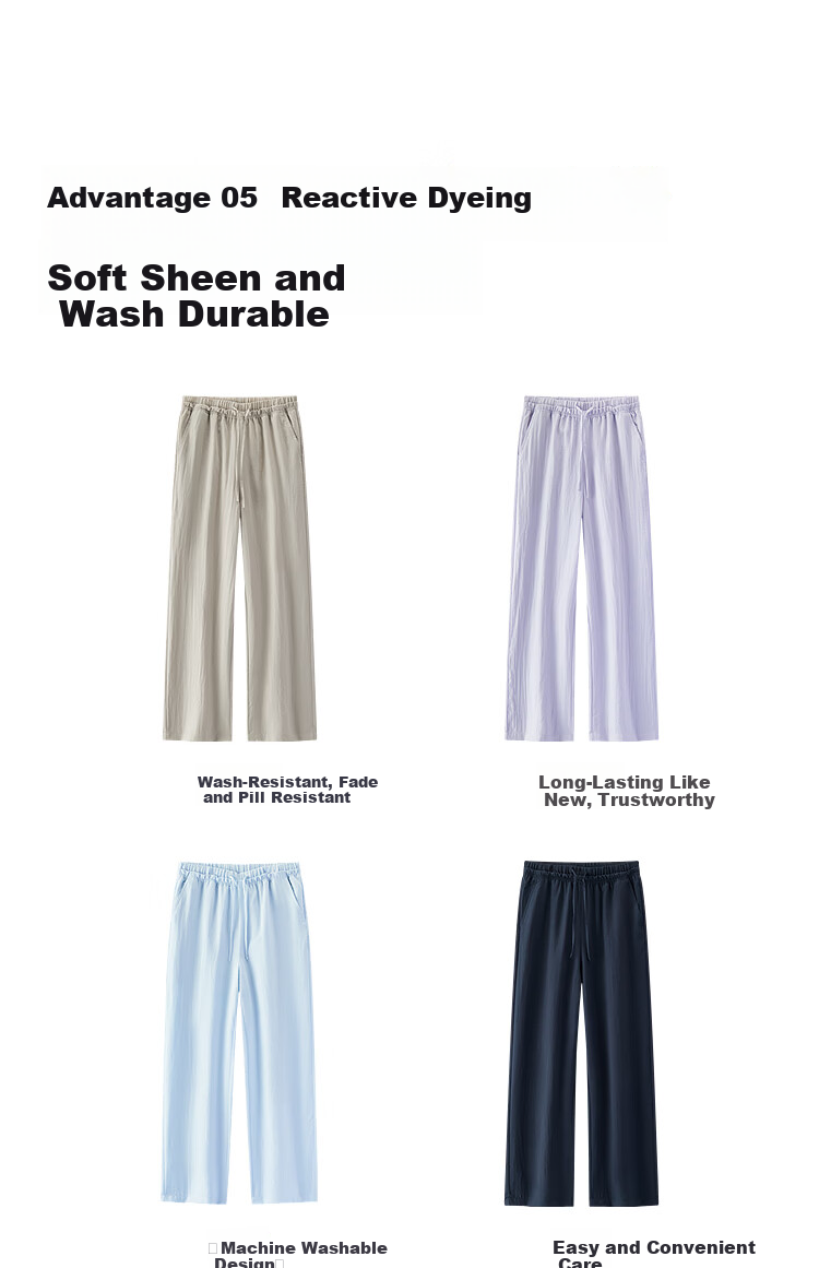 Semir Women's Casual Summer Solid Texture Ruffled Wide-Leg Loose Draped Pants 2026 Wide-Leg Trousers 109326127015B 46