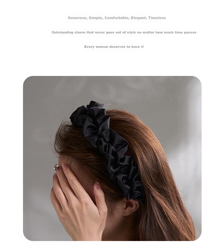 Banjeni Hair Clip and Headband for Women, Wide and High Crown with Teeth, Suitable for Short Hair, Gentle on Hair, Cute, Light Luxury, Minimalist, Premium Feel 6