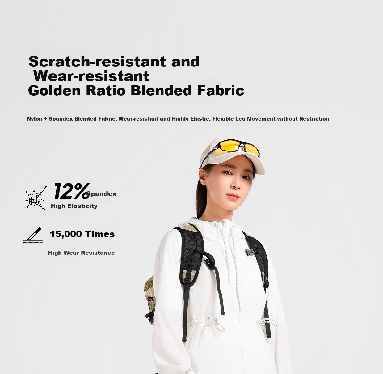 SCALER Quick-Dry Pants Unisex 2026 New Elastic Breathable Straight-Leg Durable Sports Casual Hiking Mountaineering Trousers 8