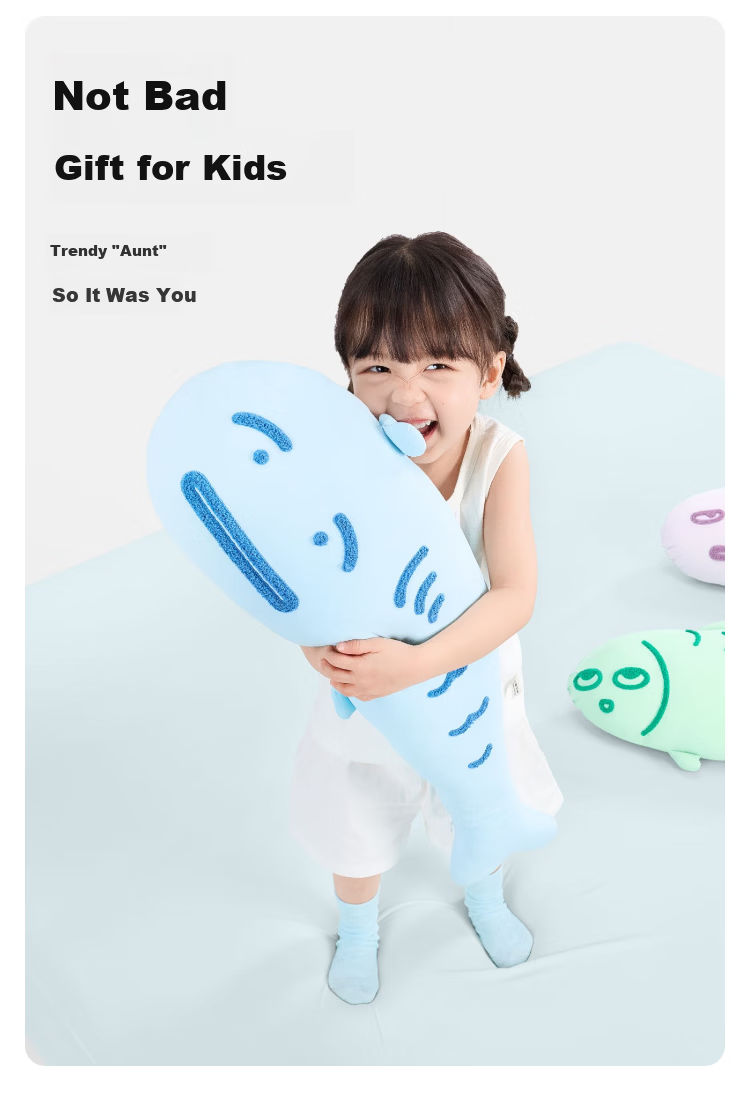 Tangdao Summer Cooling Carp Pillow Office Lumbar Pillow Machine Washable Nap Pillow Gift [Celebrity Edition] 6