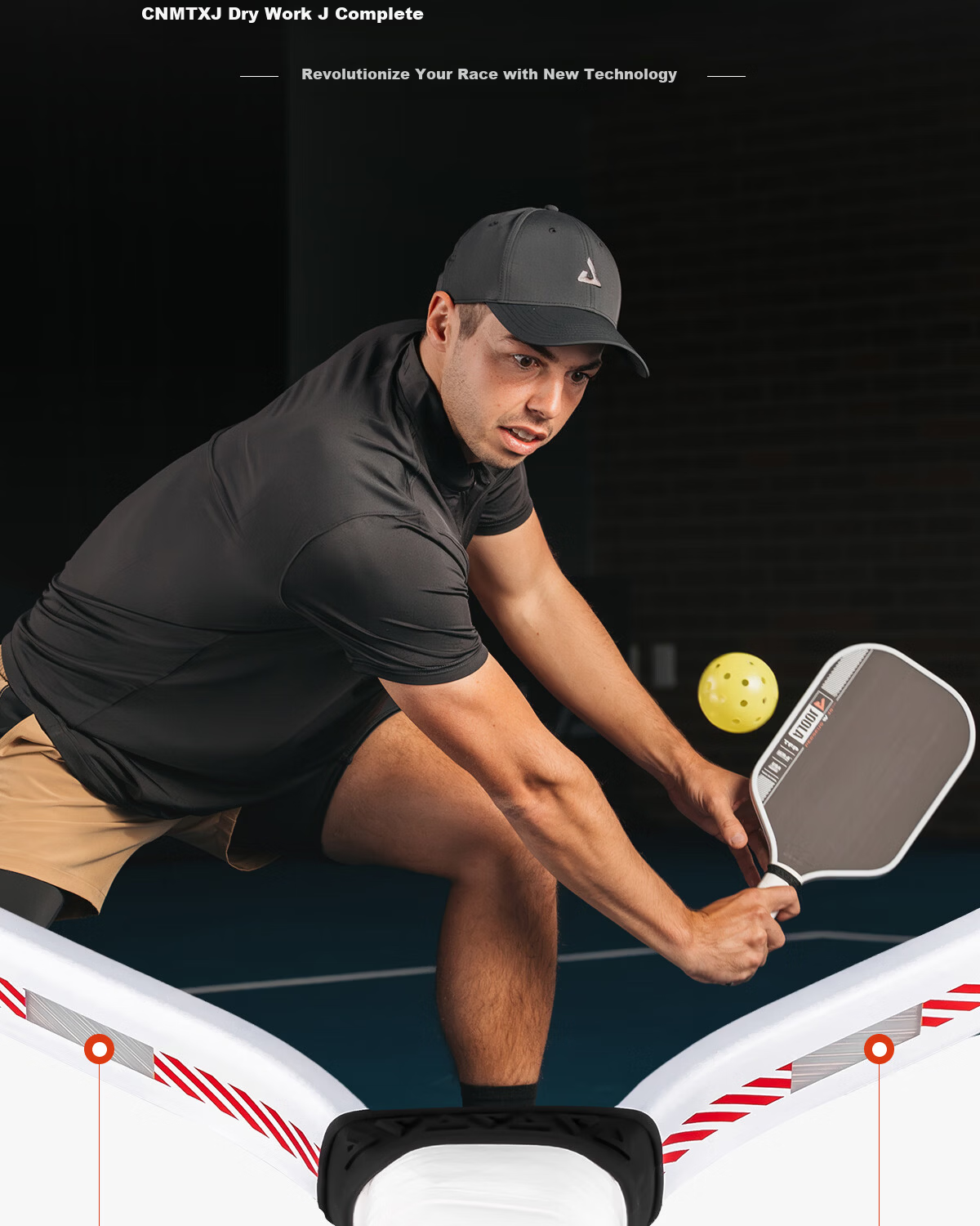 JOOLA Pro IV Carbon Fiber Dual Certified Professional Table Tennis Paddle Agassi 16mm Offensive Style 4