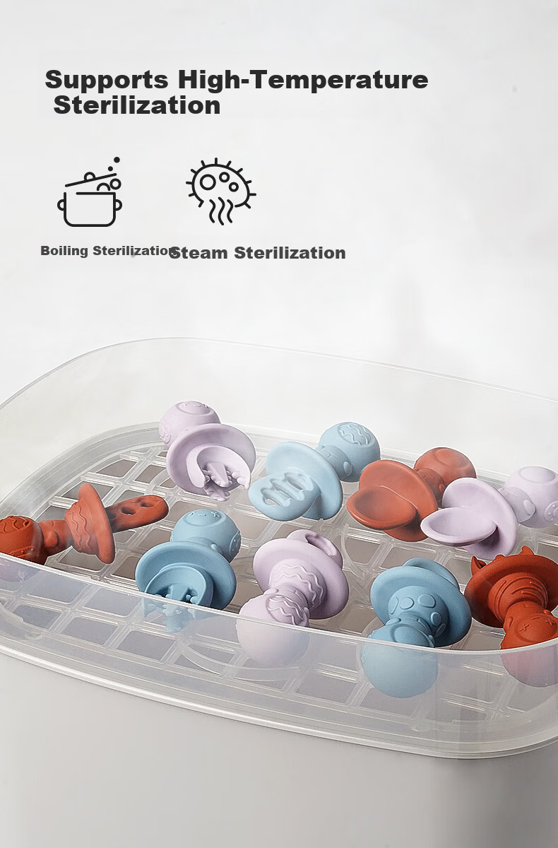 Haakaa Astronaut Silicone Baby Feeding Spoon and Fork Set Blue Children's Lunch Box for Self-Feeding Training 11