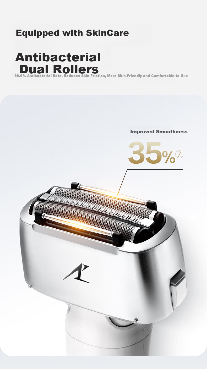 Panasonic New Little Hammer 4.0 Electric Shaver Reciprocating Smooth Dual Roller Skin-Friendly Portable Razor LM37 White 2026 New Model Gift for Boyfriend Birthday Price Guarantee 618 8