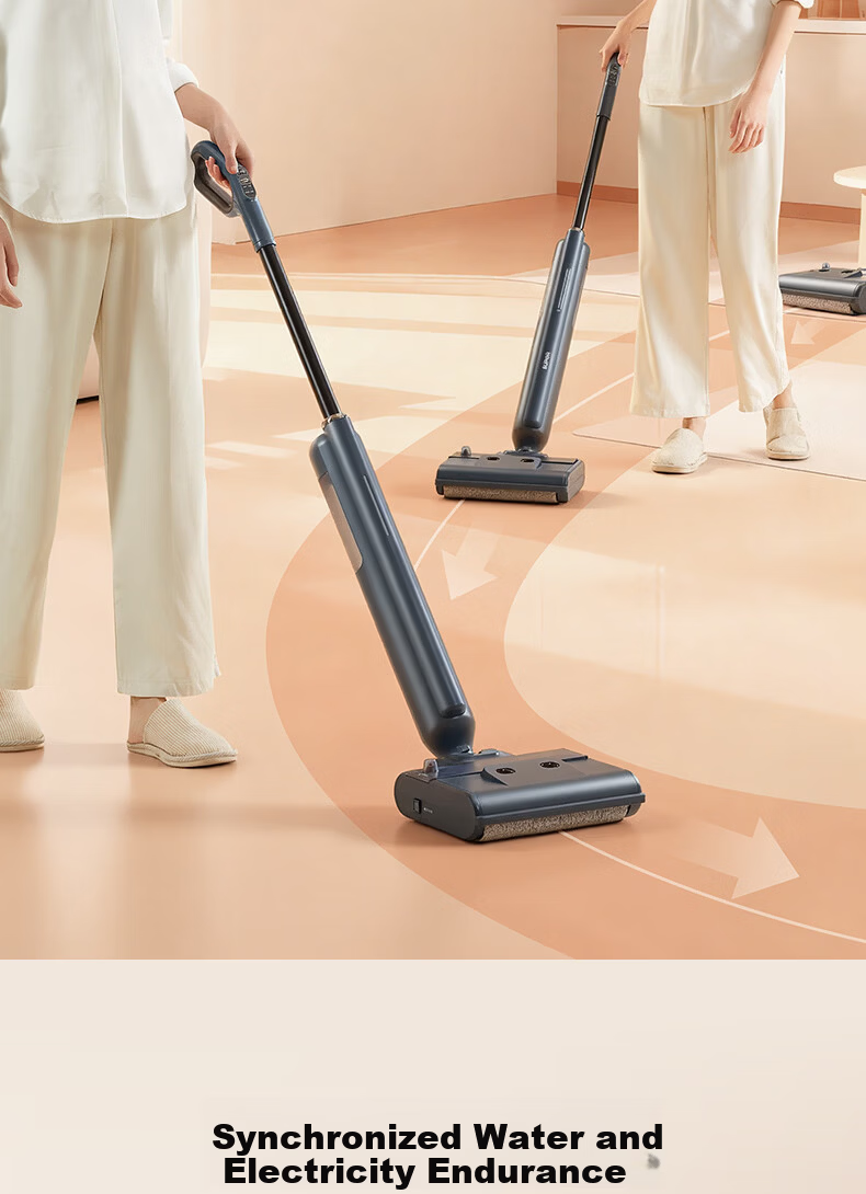 Supor Floor Washer K2 - 2-in-1 Wash and Mop Machine, Solid-Liquid Separation, Odorless, Quiet, Lightweight, Self-Propelled Electric Mop, Home Use, Starry Gray 21