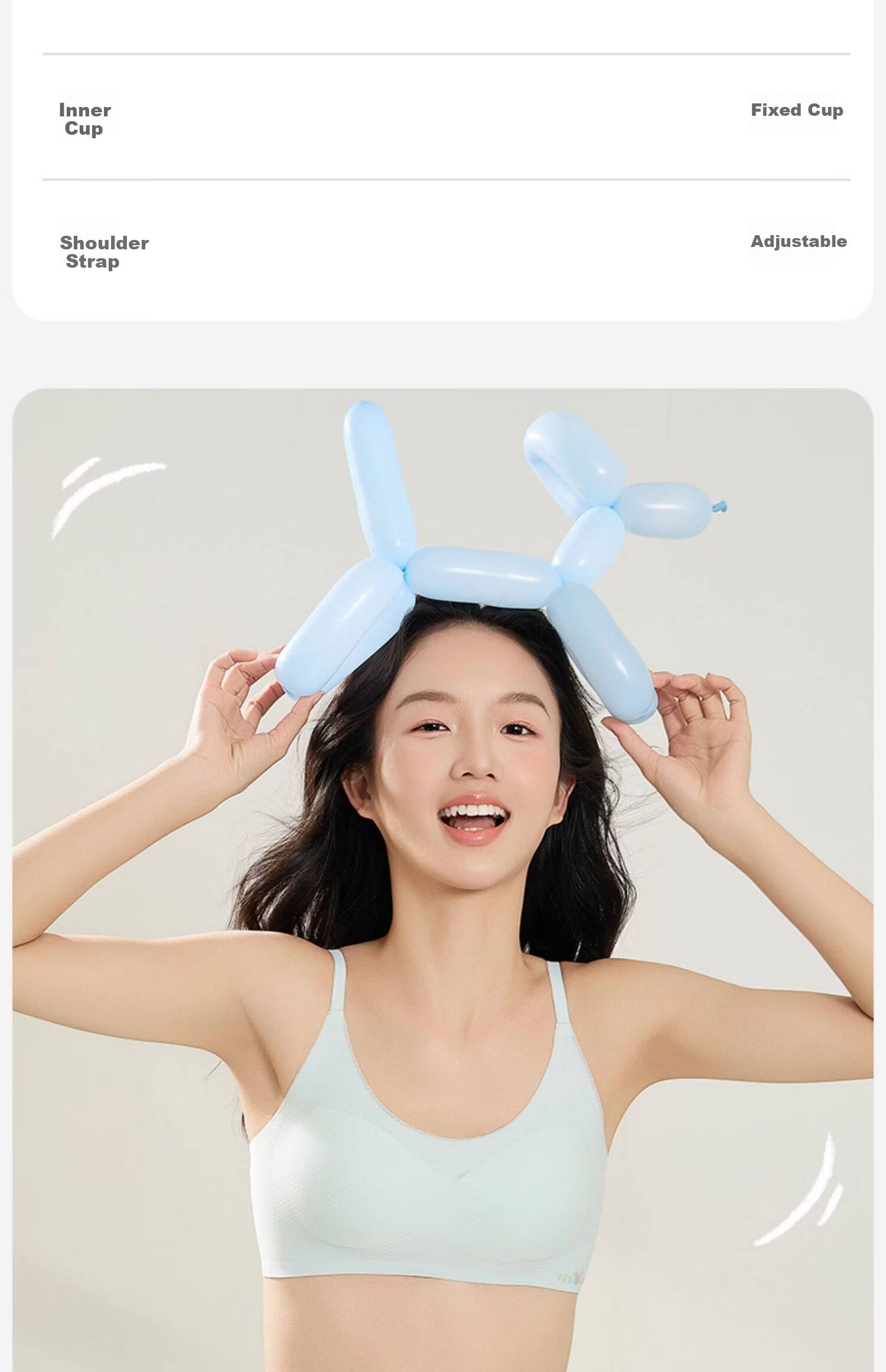 Yalu Student Girls' Underwear High School Teen Girls Stage 2 Puberty Anti-Shock Thin Bra 5