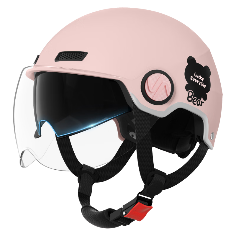 Feige Suprek New National Standard Class A 3C Certified Electric Bike Helmet for Women and Men Motorcycle Full Helmet Half Helmet Four-Season Sun Protection Summer Safety Helmet C06 Soft Matte Pink Hi