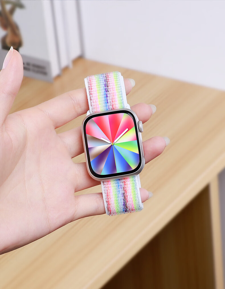 BHO Nylon Loop Band for Apple Watch S11/S10, Compatible with iWatch S9/8/7/6/Ultra/SE3/2/1 Sports Strap 12