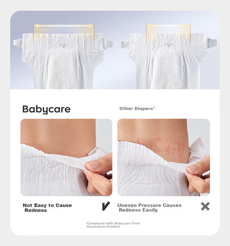 Babycare Royal Lion Kingdom Diapers Light Pack XL31 (12-17kg) Baby Skin-Friendly Diapers 15