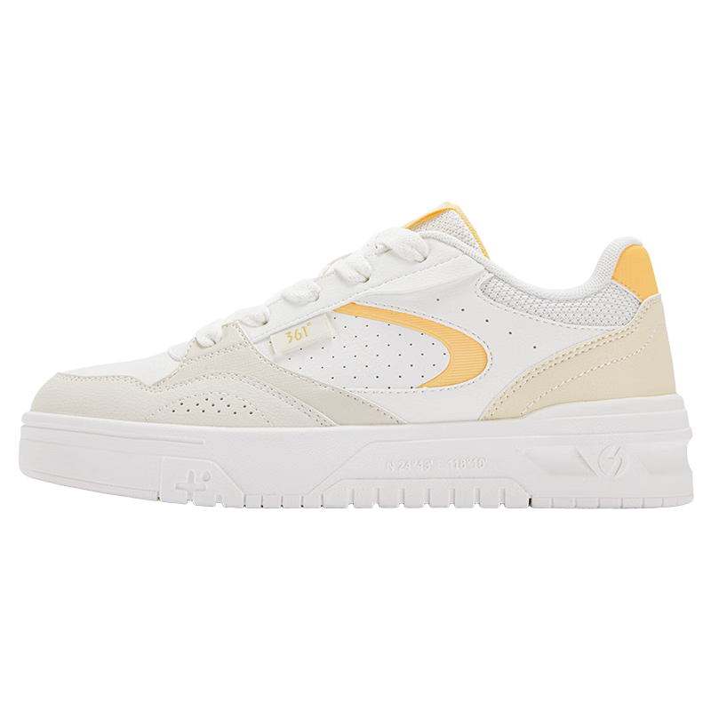 361° Soda Women's Skateboarding Shoes Summer Breathable Low-top White Lightweight Versatile Casual Shoes 682616618-4