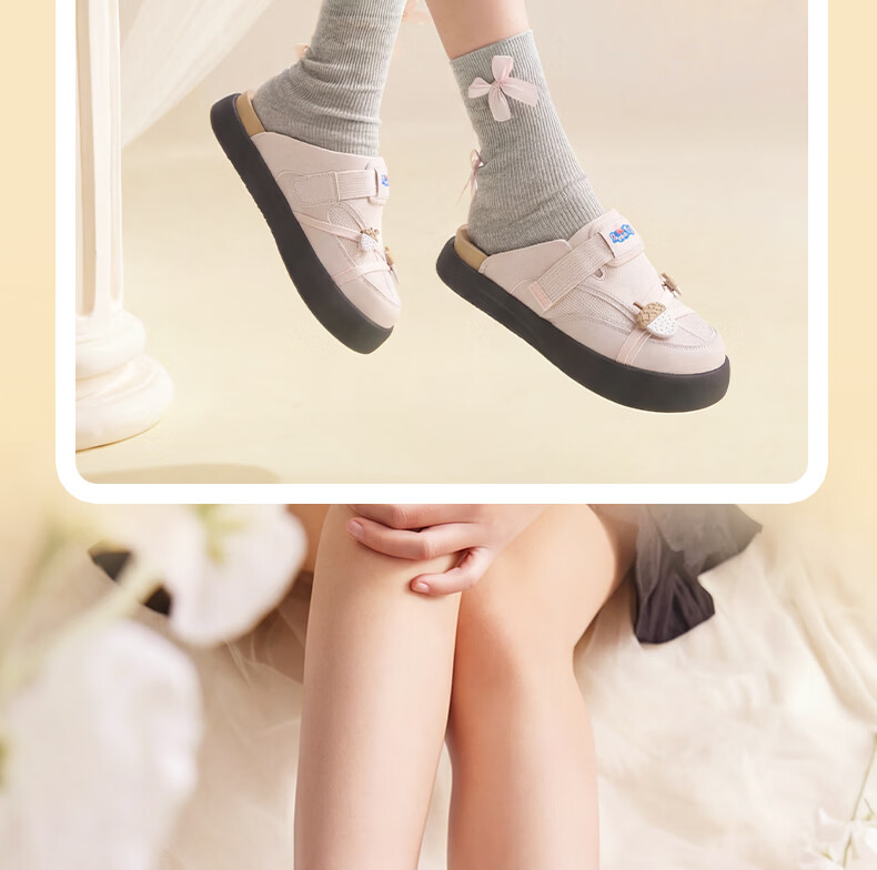 361° Women's Birkenstock Style Slip-On Half Slippers Closed-Toe Casual Home Summer New 682636701F-1 18