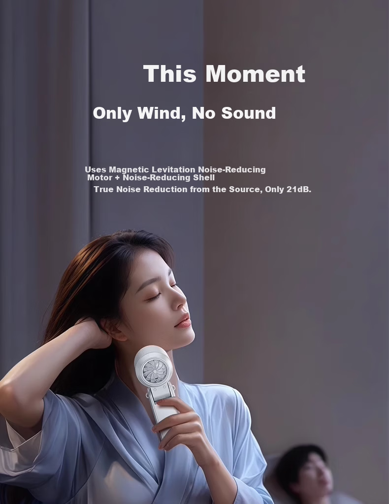 OYOCO Instant 16° Cooling Semiconductor Handheld Mini Portable Silent USB Rechargeable Outdoor Fan Long Battery Life 22