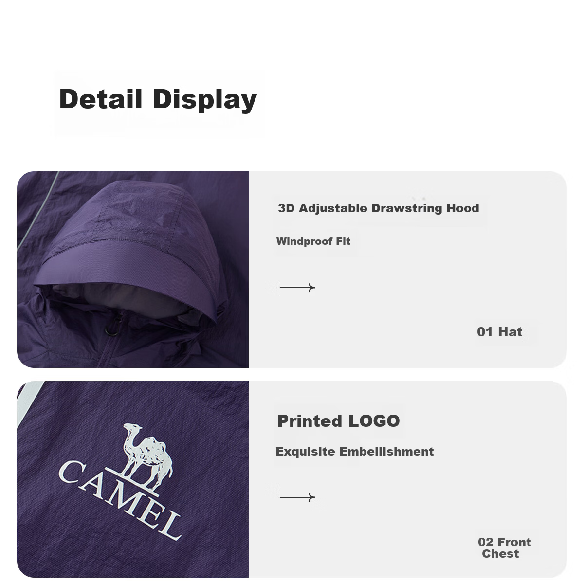 Camel Iceberg Sunscreen Jacket Pro Wang Junkai Edition Cooling Waterproof UV Protection Lightweight Skin Jacket M35BK07069 22