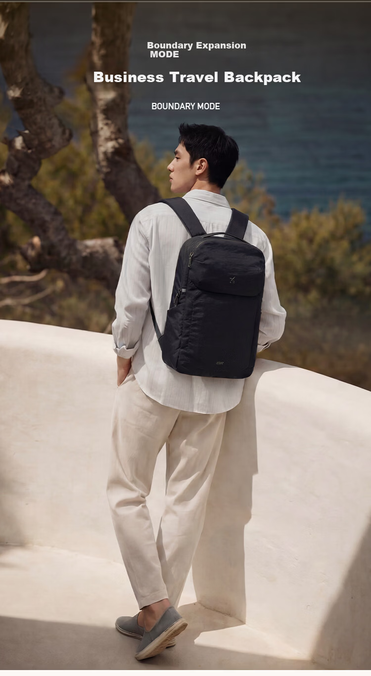 GYXX TuoJie MODE Men's Business Commuter Travel Backpack Large Capacity Lightweight Laptop Bag 1