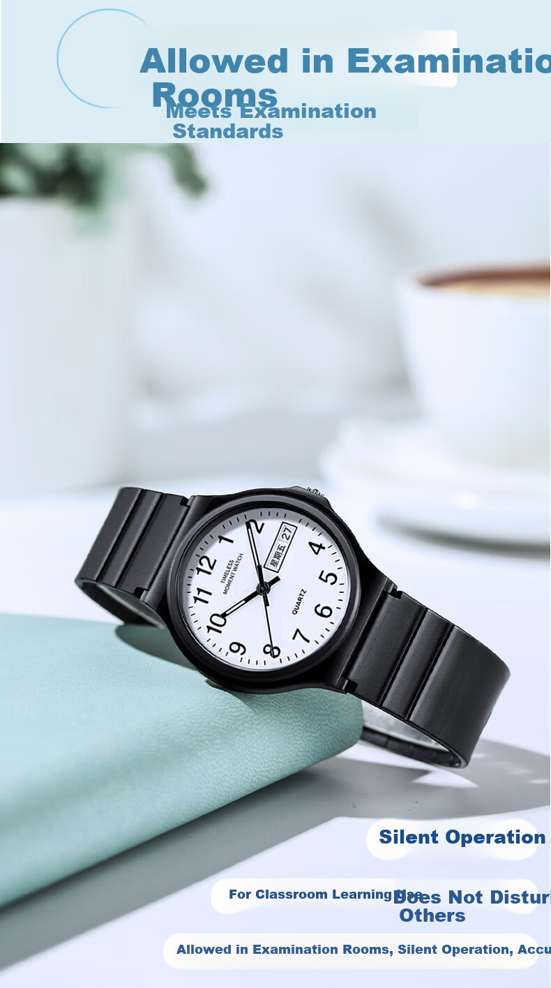 Light Shadow Moment Student Trendy Boys Children's Watch Luminous Dual Display Analog Quartz Exam Wristwatch for Teens 4