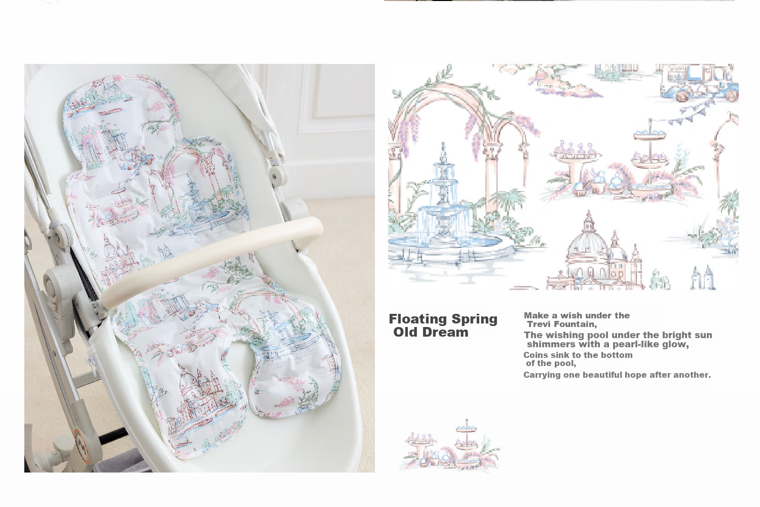DOMIAMIA Baby Stroller Cooling Mat Infant Car Seat Cooling Pad Summer Seat Cushion 22