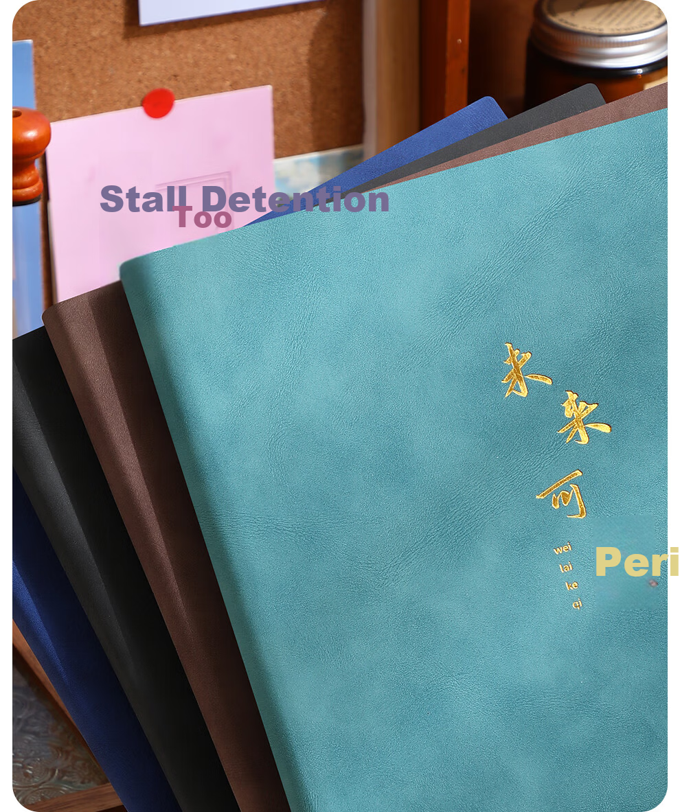Faramon A4 Thick 240-Page Lined Notebook Large Business Journal University Exam Study Work Record Customizable Brown 6
