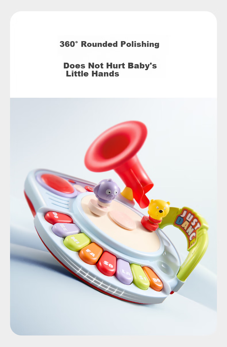 Babycare Early Education Music Toy Animal Symphony Baby Educational Enlightenment Exercise Children's Children's Day Gift for Boys and Girls 5