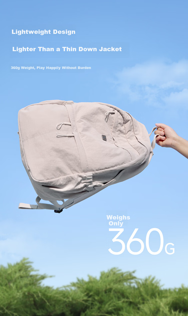 OIWAS Casual Backpack Simple Fashion Large Capacity Student School Bag Sports Bag Men Commuter Bag Blue 5