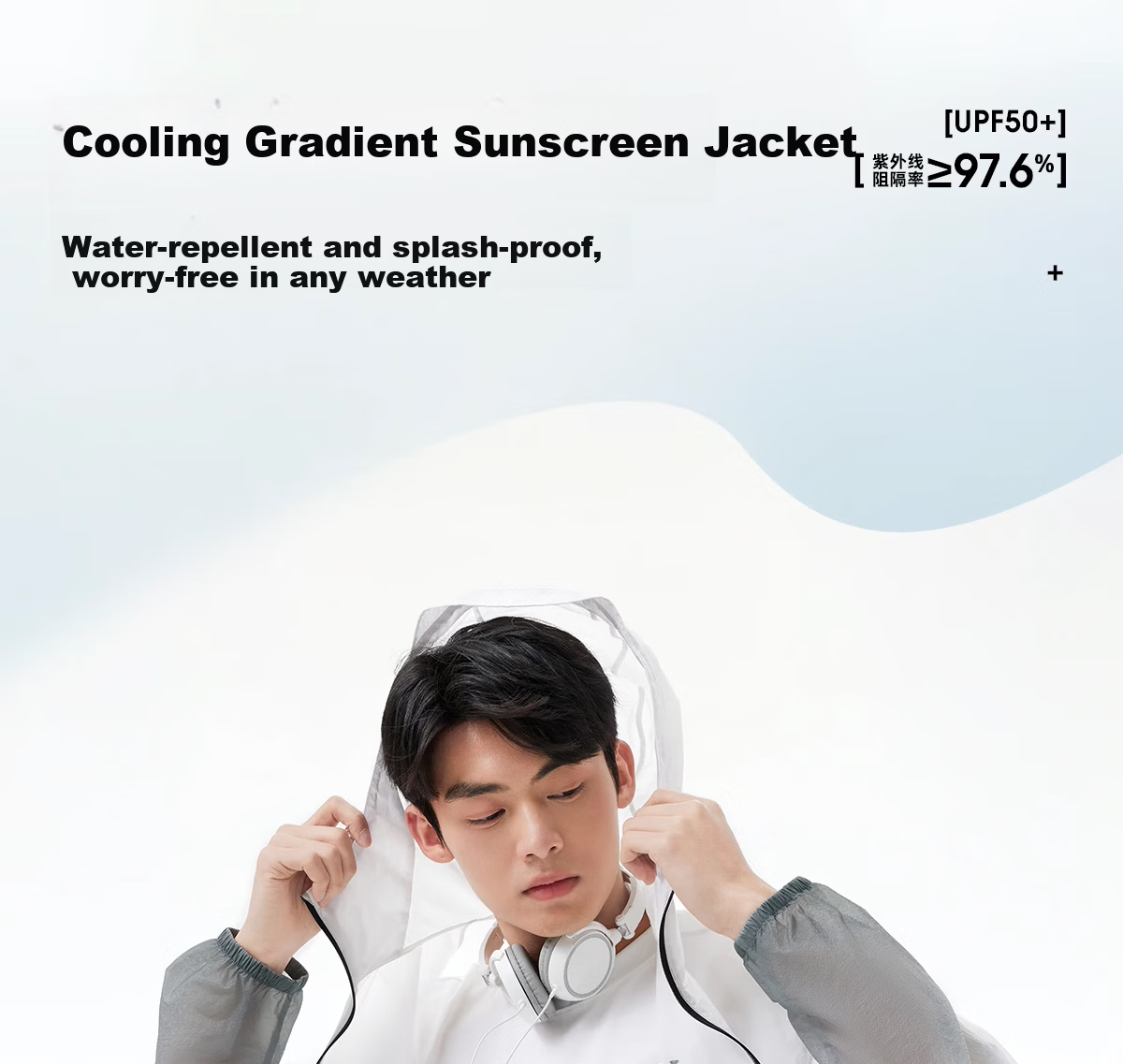 CAMEL Sunscreen Jacket 2025 Summer Outdoor Ice Silk Breathable Cooling Sun Protection UV Resistant Fishing Shirt 5006 M 1