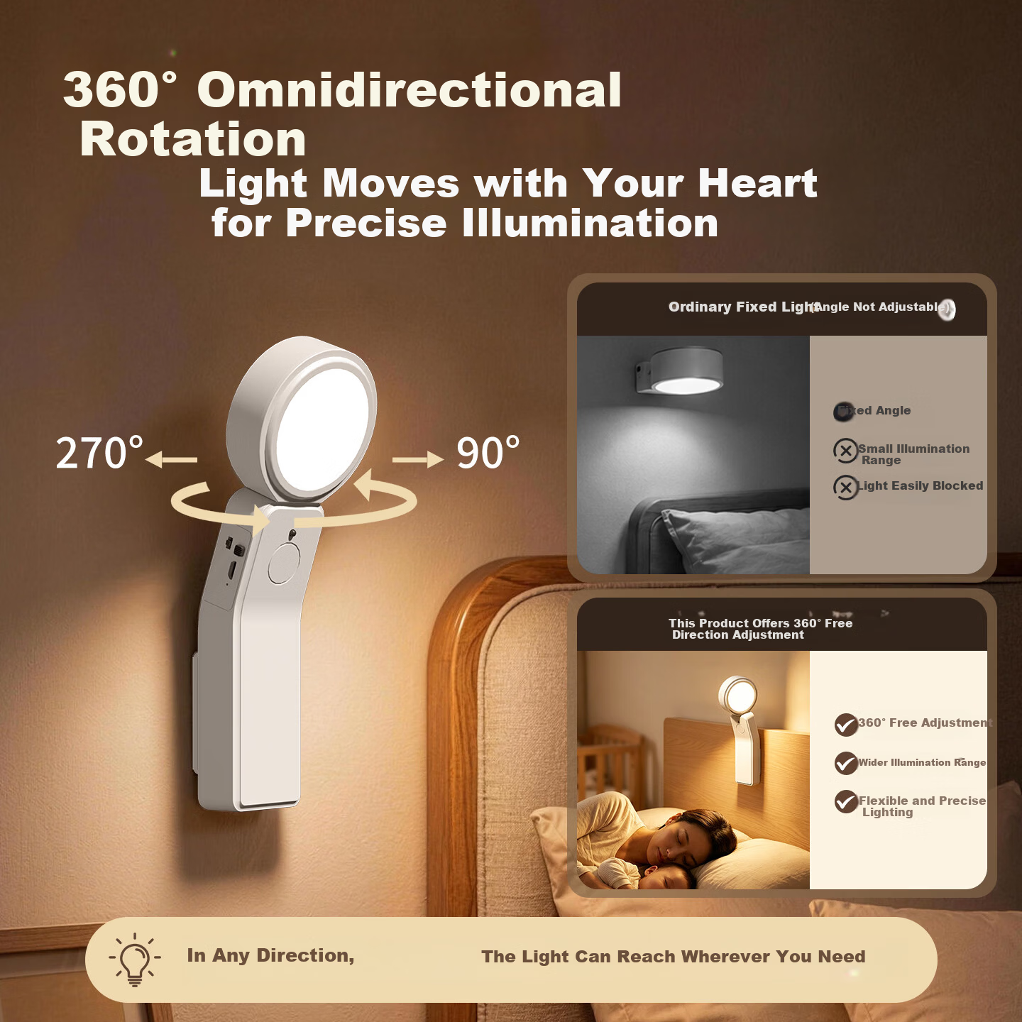 Heart LocK Rechargeable Small Desk Lamp Eye Protection Study Dorm Bedroom Bedside Reading Lamp Student Desk Office Night Light