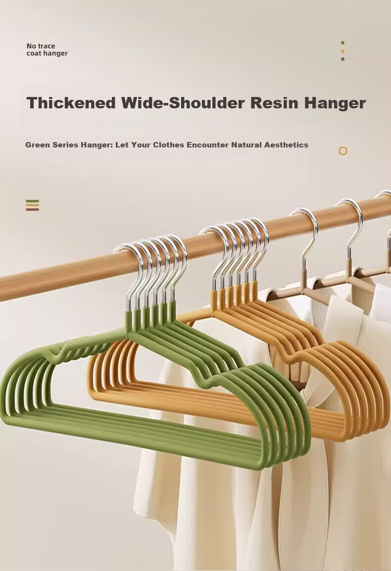 Fan Ye 20-Pack Children's Resin Hangers Baby Non-Marking Non-Slip Household Clothes Hangers Baby Clothes Drying Rack 1