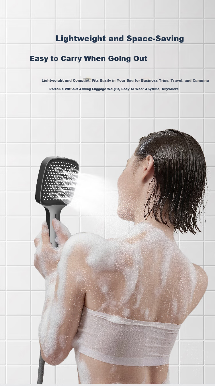 Haier Handheld Shower Head 3+1 Water Modes Anti-Scale Strong Pressure Boost Handheld Shower P331 6