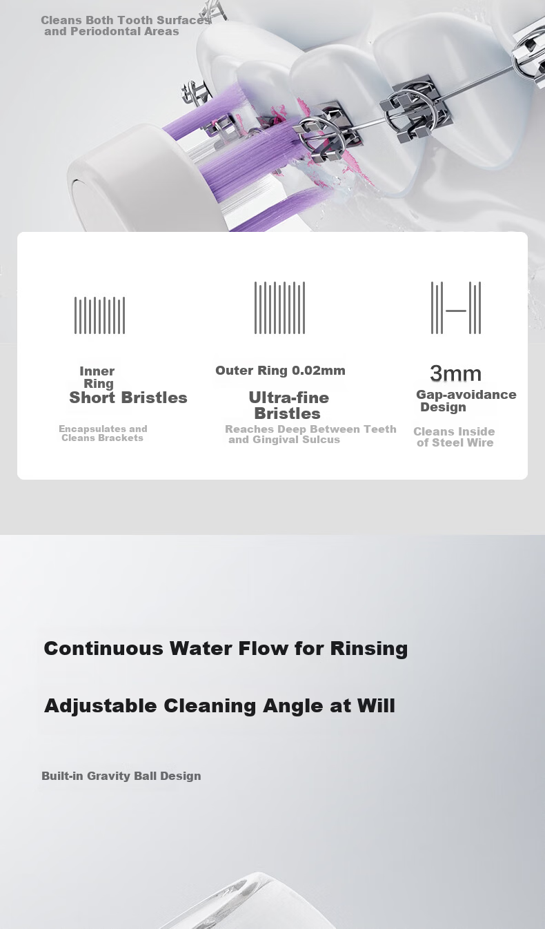 Panasonic Kobowling Pro Ultrasonic Dental Cleaner Adult Water Flosser Orthodontic Teeth Washer Teen Oral Irrigator Practical Birthday Gift 1551 Pink 11