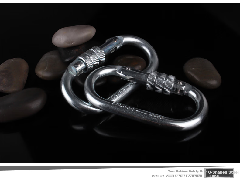 Gorm Outdoor Climbing O-Shaped Main Lock 25kN Steel Carabiner GM908 10