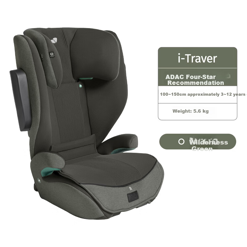 JOIE Child Safety Car Seat 3-12 Years i-Size Certified ADAC Tested i-Traver Wilderness Green
