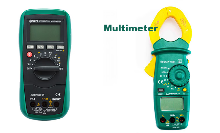 SATA 03005 Handheld Multimeter Digital Clamp Meter Capacitance Resistance Voltage Tester 8