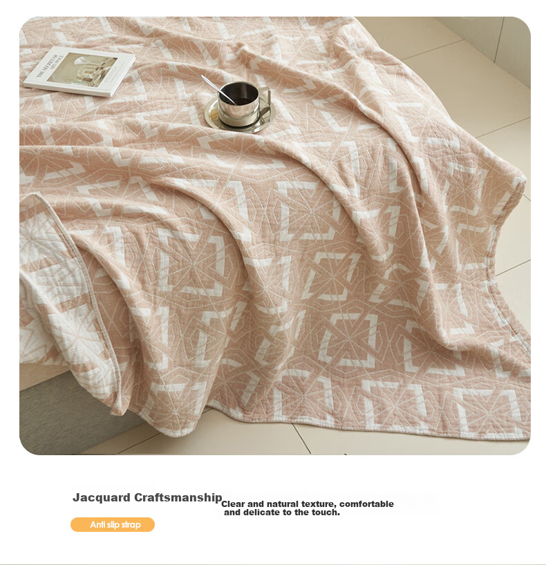 MUJI A-Class 100% Cotton Three-Layer Gauze Towel Blanket Summer Quilt Thin Blanket Air Conditioning Blanket 150x200cm 17