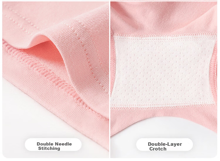 Bingxue Cotton Children's Underwear Girls Pure Cotton Class A Antibacterial Breathable Four-Season Boxer Shorts 14