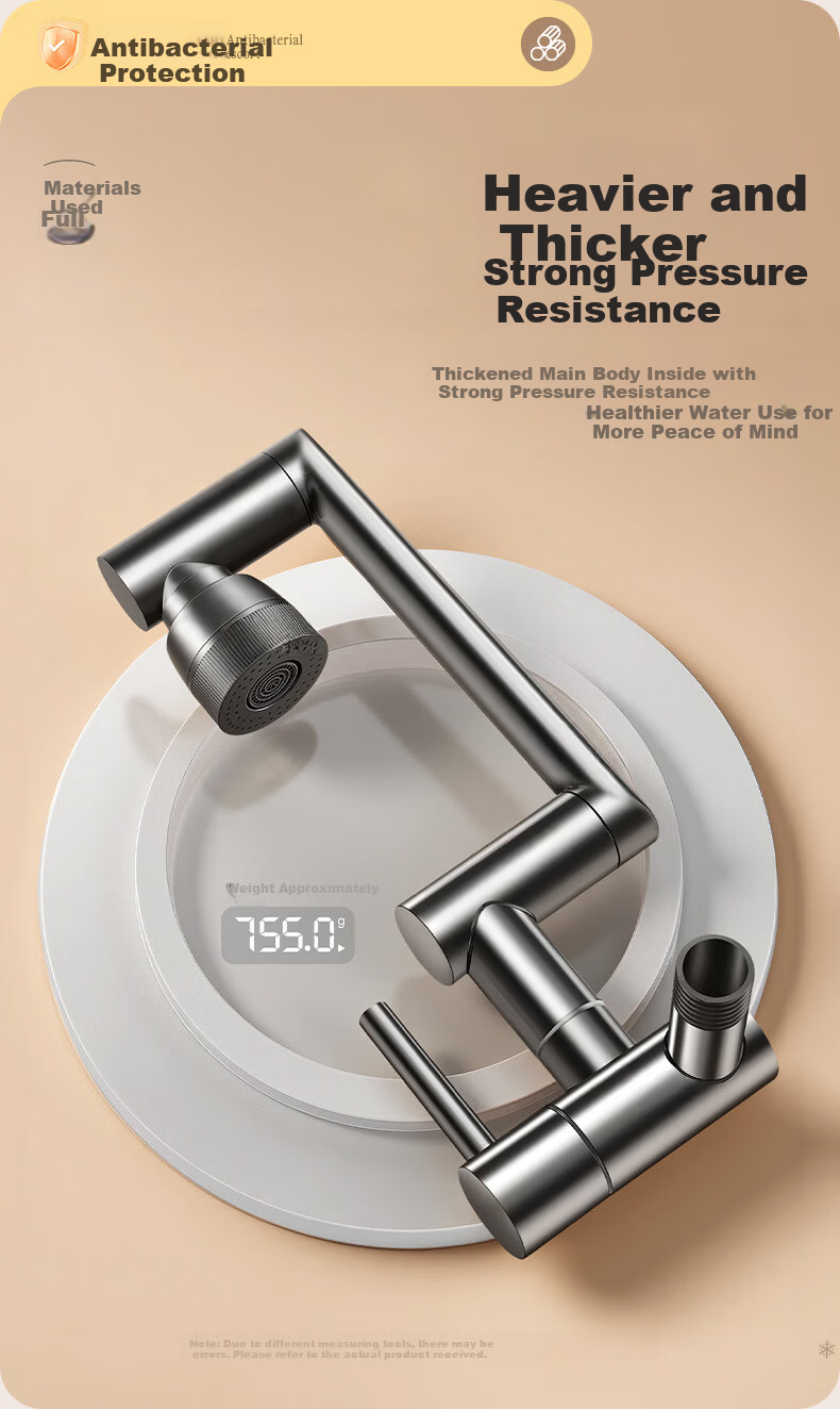 IVORPO [Germany] Built-in Single Cold Kitchen Faucet High-Arc Pressurized Splash-Proof Basin Sink Vegetable Washing Faucet 2