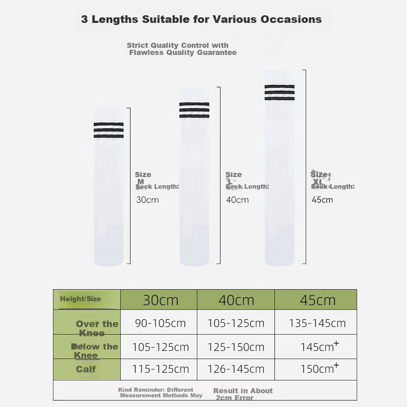 Langsha Girls' Long Tube Socks Summer Thin Ice Silk High Tube Black and White Student Socks Spring and Summer Children's Calf Over-the-Knee Socks 1